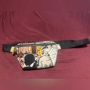 FENDI Nylon Karl Kollage Belt Baguette Bag Multicolor